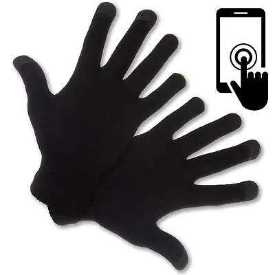 £3.69 • Buy Mens Womens Touch Screen Gloves Winter Warm Thermal Ski Windproof Fleece Glove