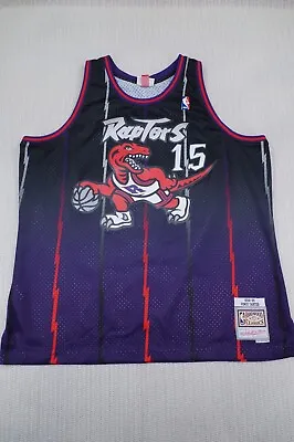 Mitchell & Ness Toronto Raptors Jersey Mens Extra Large Purple Vice Carter #15 • $39.95