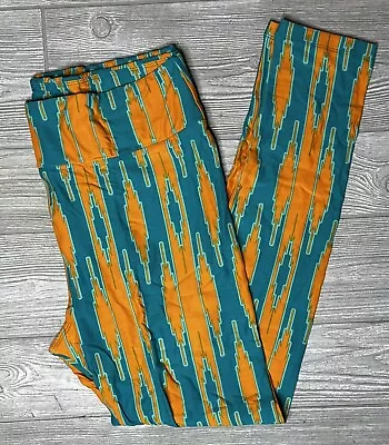 NEW Vintage Lularoe TC Leggings Multicolored Geometric Aztec Tall & Curvy • $16.99