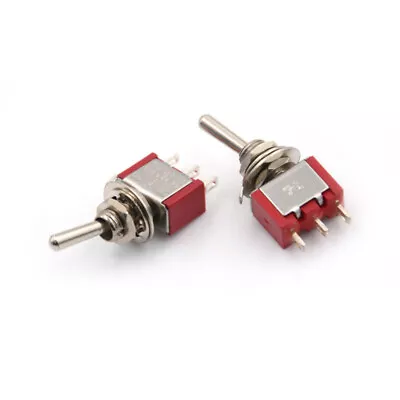 2Pcs SPDT On/Off/On 3Position  Toggle Switch AC250V/2A/120V/5A MTS-103 Bh • $1.67