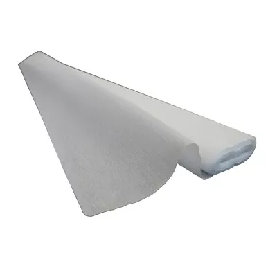 Fine Crepe Paper Roll 60g 50cm Wide X 150cm Long White (shade 330) • £2.25