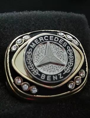 Mercedes Benz Unisex14 Carat Gold Filled Signet Ring  • $24.99