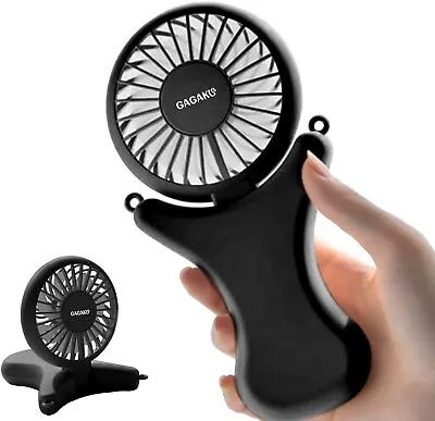 $9.99 • Buy USB Fan Mini Handheld Fan Portable Travel Sport Fan Neck Fan With LED Light 