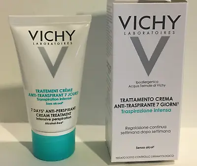 Vichy 7 Day Anti-perspirant Treatment Deodorant Cream 30ml NIB • $19.99