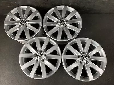 $549 • Buy (4) VW Volkswagen Golf Jetta GLI Wheels Rims + Caps 17  Beetle Passat (Audi)