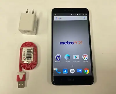 ZTE ZMAX Pro Z981 - 32GB-Black (MetroPCS ONLY)Smartphone Fully Functional Tested • $44.99
