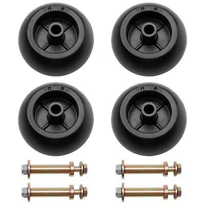 4Pcs Mower Deck Wheels Kit Fits Exmark 103-3168 116-9981 Kubota Anti Scalp Wheel • $35.99