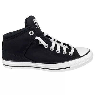 Converse Chuck Taylor All Star High Street Hi Canvas Sneaker Black/White 151041F • $49.99