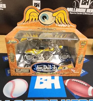 Jada Toys Von Dutch Kustom Cycles-Dragnut V Twin Chopper Toy-die Cast-1:18-NIB • $30