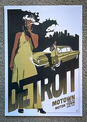 Rare Detroit  Motown From The Motor Town  Art Print Poster - 17th & Oak • $14.99