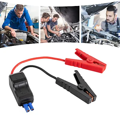 Portable Mini Jump Starter Intelligent Smart Male Jumper Cable Clamp Car Tool • $16.15