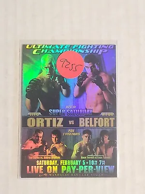 2010 Topps Ufc Series 4 Insert Poster 51 Tito Ortiz Vitor Belfort Nick Diaz  • $4.75