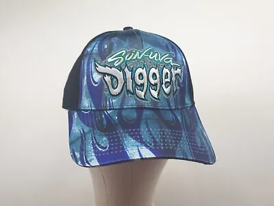 2014 Monster Jam Hat Son-Uva Digger Monster Truck SnapBack Blue Flames Trucker  • $24.99