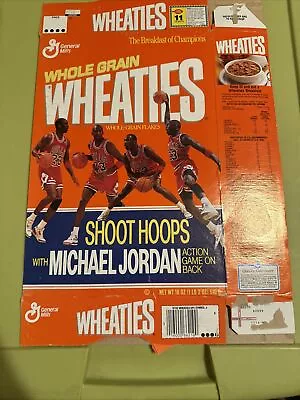 Wheaties Cereal Box Michael Jordan - Shoot Hoops • $10