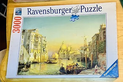 FACTORY SEALED Ravensburger 3000 Piece Jigsaw Puzzle The Grand Canal Venice • $43.95