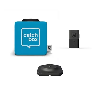 Catchbox Blue Plus Throwable Wireless Microphone System W/ 1 Cube 1clip 1 Dock • $1814.95