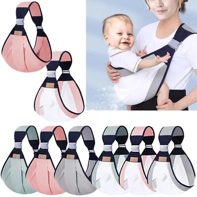 £11.40 • Buy Lightweight Baby Carriers Front Sling Wrap Breathable Newborn Ergonomic Backpack