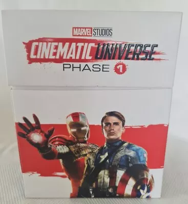 MARVEL STUDIOS Cinematic Universe Blu-Ray/DVD Box Sets Phase 1. 16 Discs.  • £180.80