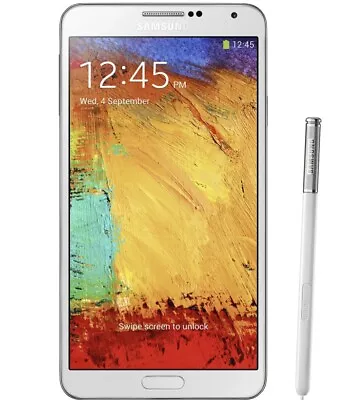 Samsung N900 Galaxy Note 3 32GB 4G LTE Unlocked Smartphone White READ BELOW DESC • $47.35