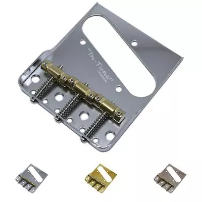 £43.99 • Buy Gotoh BS-TC1S Telecaster Compatible Cutaway Bridge Compensated Brass Saddles