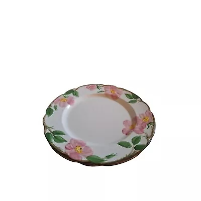 Set 2 Franciscan Desert Rose Hand Decorated Pink Roses Cream Dinner Plate • $19.98