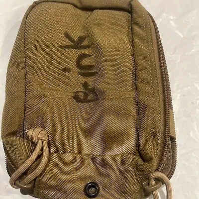 Eagle Industries Khaki Molle Zippered SOF Medical Med First Aid IFAK Pouch • $17.99