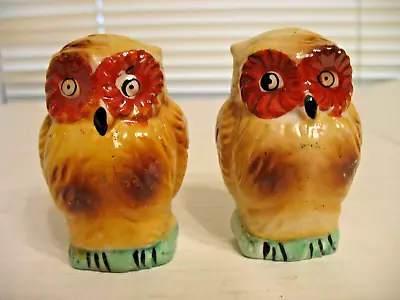 Vintage Pair Of Owl Bird Cage Feeders • $29.99