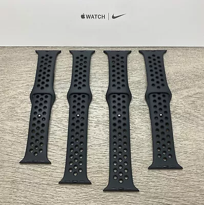 Genuine Apple Nike Watch Band Anthracite Black 44/45/49mm 40/41mm Series 1-789 • £10.49