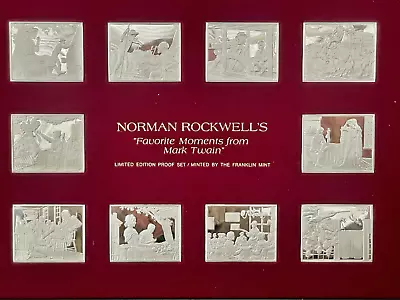 Norman Rockwell's Favorite Moments From Mark Twain Limited Edition Proof Set • $549.95