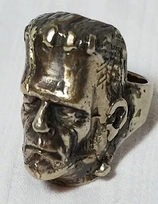 FRANKENSTEIN MONSTER Sterling Silver .925 Ring Universal Boris Karloff Horror  • $199