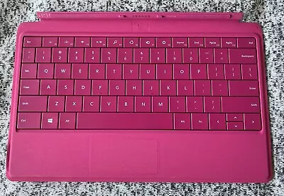 Microsoft 1561 Type Cover For Surface RT / 2 / Pro 1 2 & 3 - Pink Keyboard • $36.99