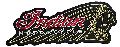 Indian Motorcycle Patch.....large Back Patch....excellent Quality • $27.99