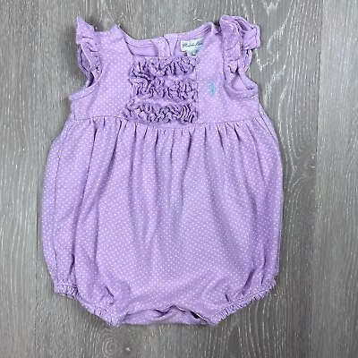 Ralph Lauren Baby Girls Pink One Piece Size 6 Months • $29.95