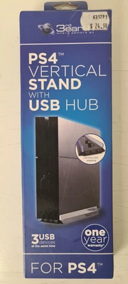 $19.95 • Buy Sony Playstation 4 Ps4 Vertical Stand With Usb Hub Video Game Console Accessory