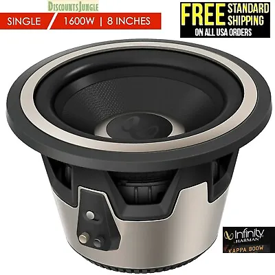 LNFINITY KAPPA 800W 8  CAR AUDIO SUBWOOFER W/ SELECTABLE 2 OR 4-OHM IMPEDANCE • $88.95