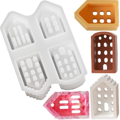 Stampi Silicone Per Resina Fai Da Te Fiocco Di Neve Portacandele Stampo