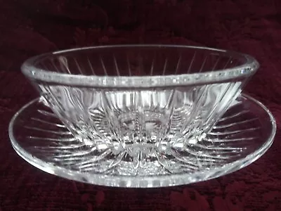 $42.95 • Buy VSL/Val St. Lambert BALMORAL Crystal Dessert/Berry Bowls & 6 In. Plate 