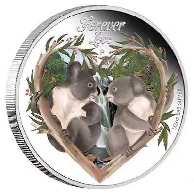 2012 50c Forever Love Koala 1/2oz Silver Proof Tuvalu Coin • $140