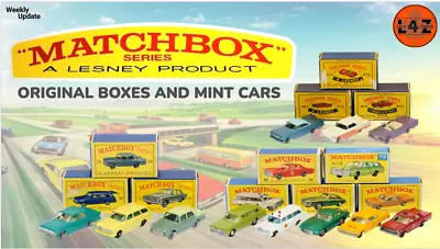 VINTAGE MATCHBOX & Lesney IN ORIGINAL BOX - MANY MODELS! • $10.86