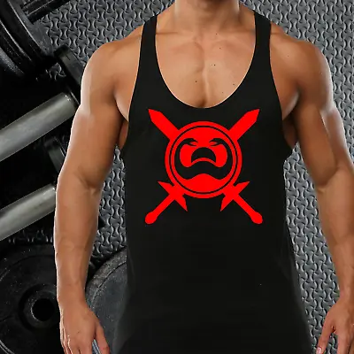 £7.99 • Buy Conan Swords Gym Vest Stringer Bodybuilding Muscle Training Top Fitness Singlet