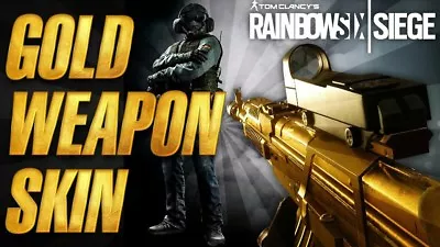 Rainbow Six Siege Gold Weapons Skin Pack Day One DLC For Xbox One XB1 • $7.99