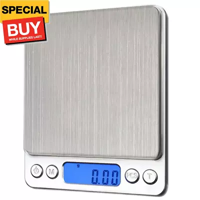 LCD Portable Mini Electronic Digital Scales 3000G/0.1G Pocket Case Postal Kitche • $14.97