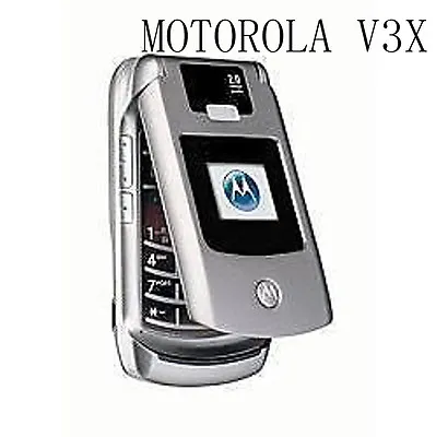 Original Motorola Razr V3x Flip Cellphone Camera Bluetooth Unlocked Mobile Phone • $38.38