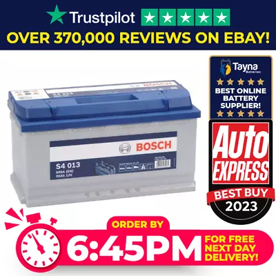 Bosch S4 Car Battery 12V 95Ah Type 019 800CCA Sealed 4 Years Wty OEM Quality S40 • £113.71