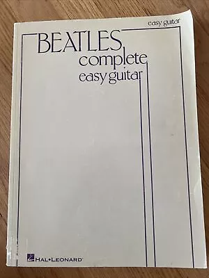 Vintage Beatles Easy Guitar Complete Songbook - Hal Leonard Music Book 303 Pgs • $8.99