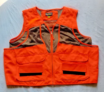 $28.99 • Buy Cabela's Blaze Orange Bird Hunting Vest Mesh XL Upland Good Condition