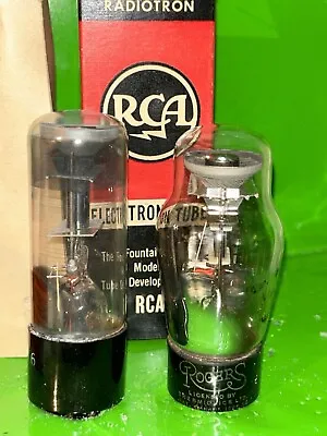 Rogers & RCA 6X6 Magic Eye Tube Pair /2 Versions Exist  Buyer Receives Both Ver • $700
