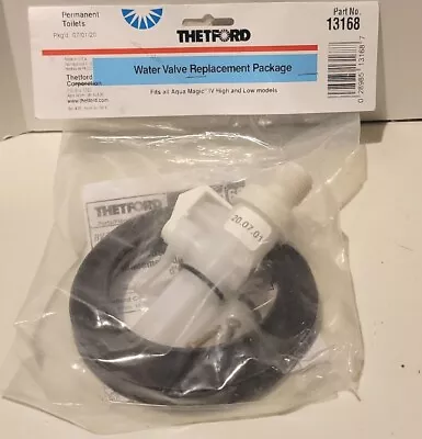 New Thetford 13168 Aqua Magic IV High & Low Model Toilet Water Valve Replacement • $19.99