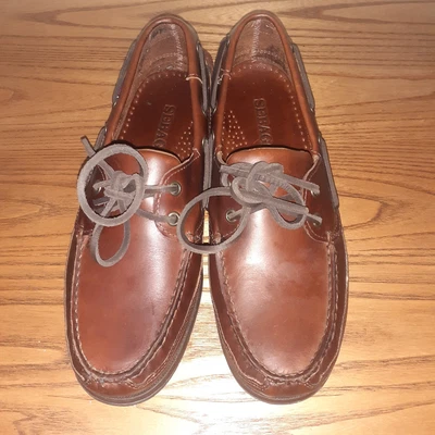£99.99 • Buy Sebago Docksides Moccasin Men's Deck Shoes 70000G0/925 Brown Gum NEW IN BOX