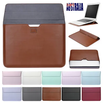 $21.19 • Buy Leather Envelope Bag Case Cover For MacBook Air Pro 11 12 13.3 14 16 Inch Laptop